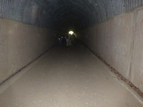 山ノ神隊道のトンネル
