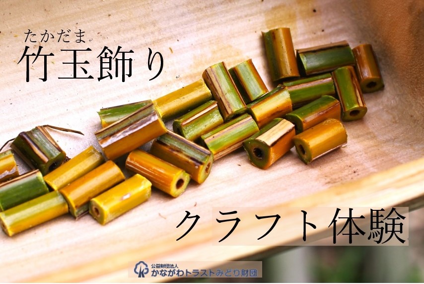 竹玉飾りクラフト体験
